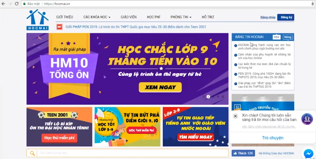 hocmaivn-luyen-thi-dai-hoc-truc-tuyen