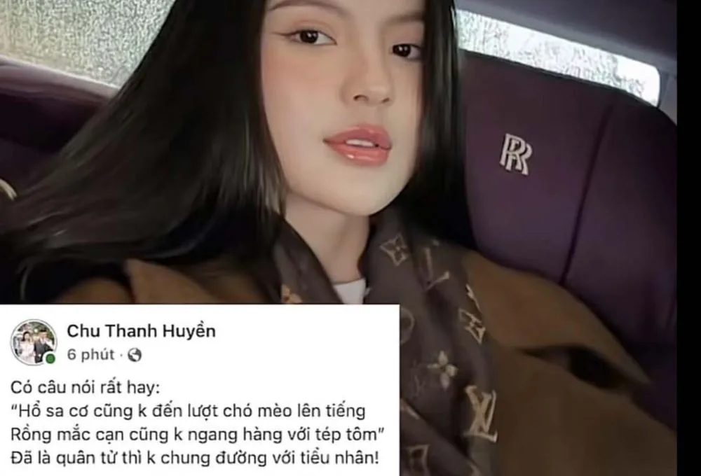Chu Thanh Huyền phát ngôn gây sốc trong drama “rồng-tôm” khiến dân mạng “dậy sóng”