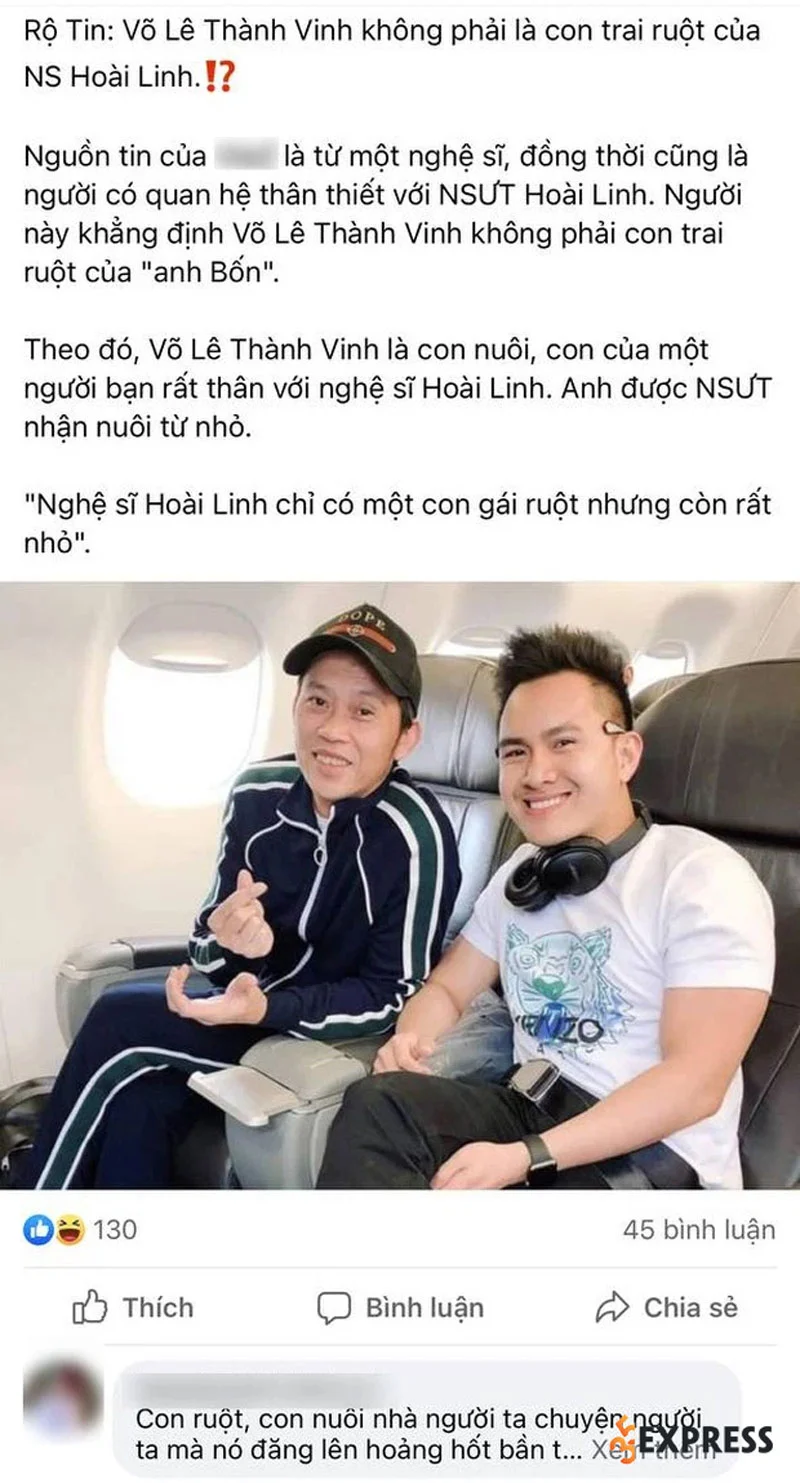 doc-quyen-vo-le-thanh-vinh-chinh-thuc-len-tieng-truoc-thong-tin-khong-phai-con-ruot-ns-hoai-linh-2-35express