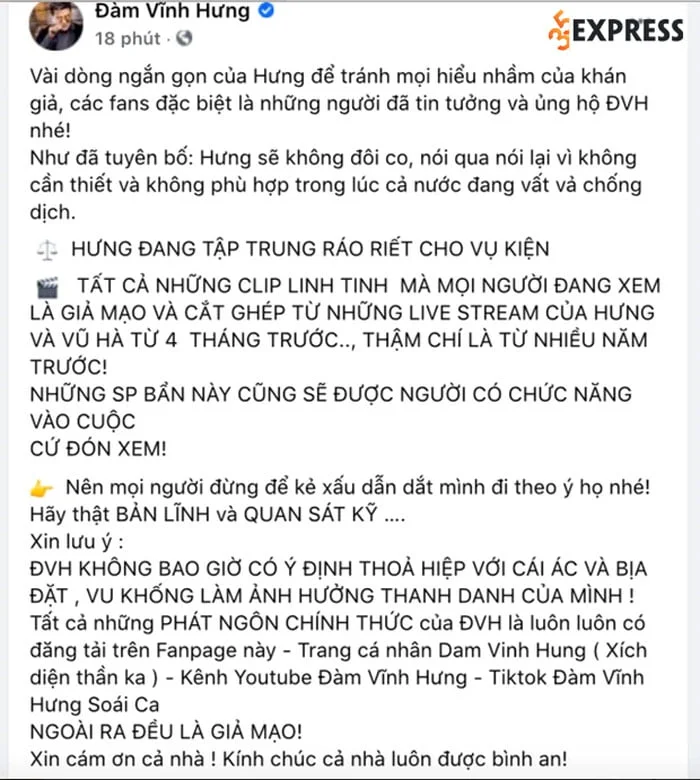 sao-vbiz-phan-ung-khi-bi-goi-ten-sao-ke-dam-vinh-hung-thuy-tien-quyet-lam-cang-tran-thanh-im-lang-kho-hieu-va-lay-them-1-nguoi-35express