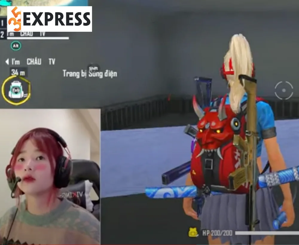 Hình cắt từ video stream của Diệu Linh trên kênh Youtube