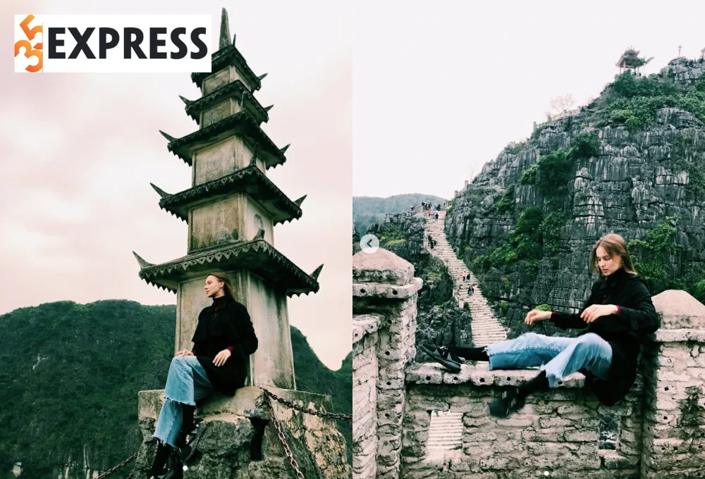Iryna Yang rất đam mê du lịch tại Việt Nam