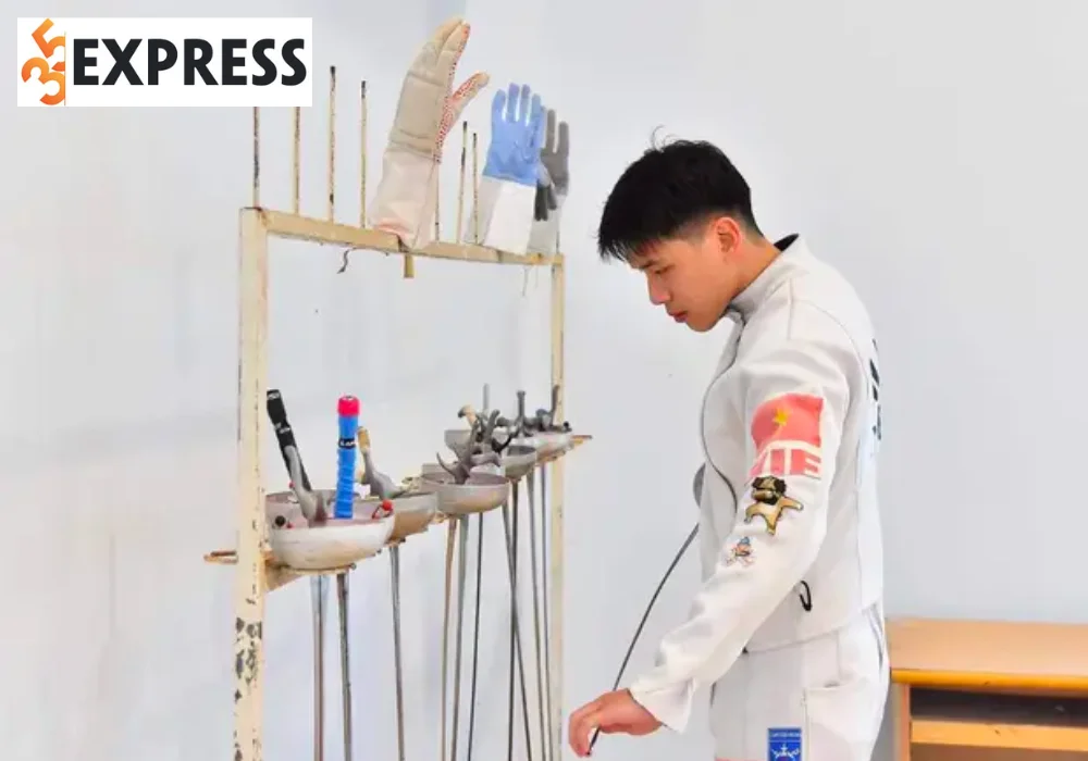 VĐV đấu kiếm Bùi Hải Long - Người yêu Thảo Đan
