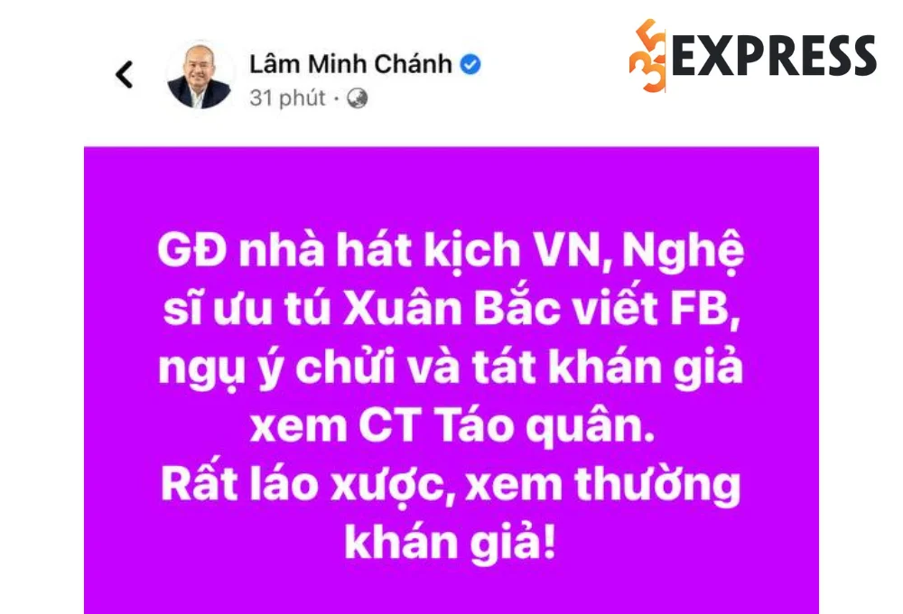 Phản ứng tiêu cực của dư luận về bài viết của Nghệ sĩ Xuân Bắc