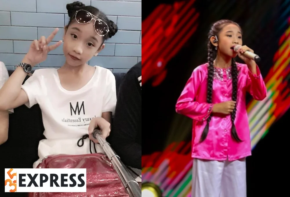 Thùy Dung lúc tham gia The Voice Kids 2016