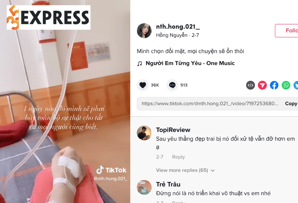 Hotgirl Hồng Nguyễn lên tiếng khi bị người yêu vu khống
