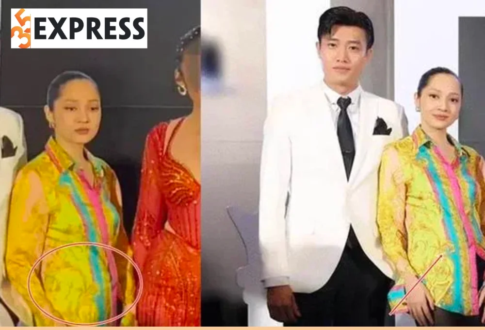 Bảo Anh với tấm hình khiến cô bị nghi ngờ mang bầu