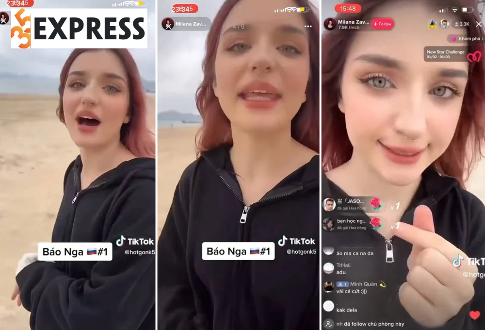 Milana Zalovokina dính phốt chửi bậy trên TikTok