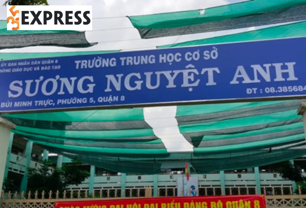Trường THCS Sương Ngọc Anh tại quận 8 Hồ Chí Minh