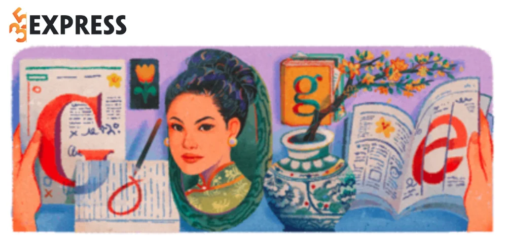 Sương Nguyệt Anh được Google Doodle tôn vinh ngày 1/2/2023