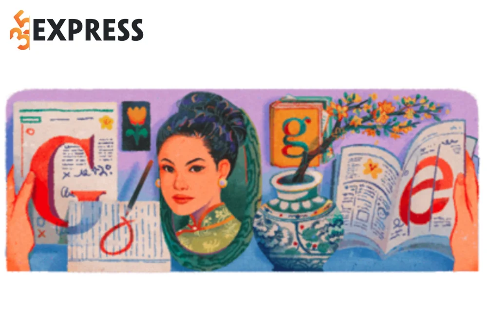 Sương Nguyệt Anh được Google Doodle tôn vinh ngày 1/2/2023