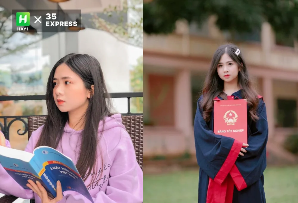 Nguyễn Thị Hồng hiện đang là sinh viên K44 Trường Đại học Luật Hà Nội