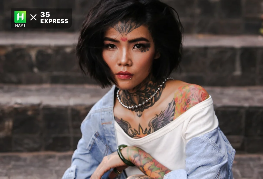 Phạm Thị Huỳnh Mai - Nữ thợ xăm có nhiều hình xăm nhất nước