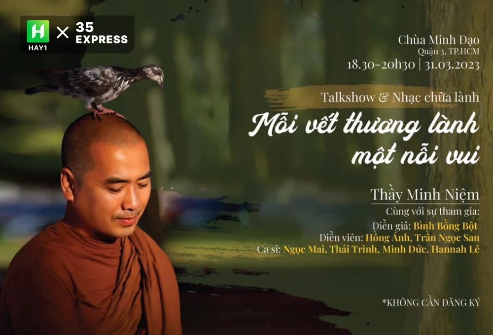 Thầy Minh Niệm tại một buổi thuyết giảng (4)