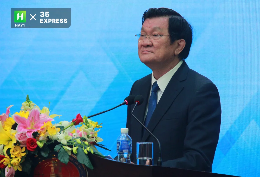 Trương Tấn Sang - Nguyên chủ tịch nước hội ngộ ở lễ kỷ niệm