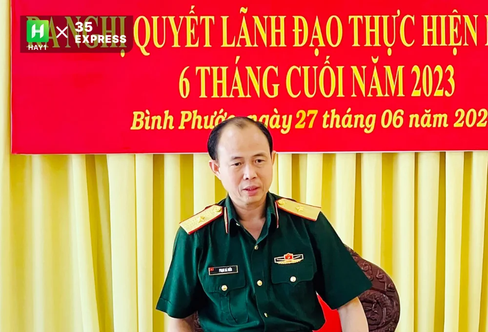 Phạm Bá Hiền là ai Được thăng quân hàm Thiếu tướng