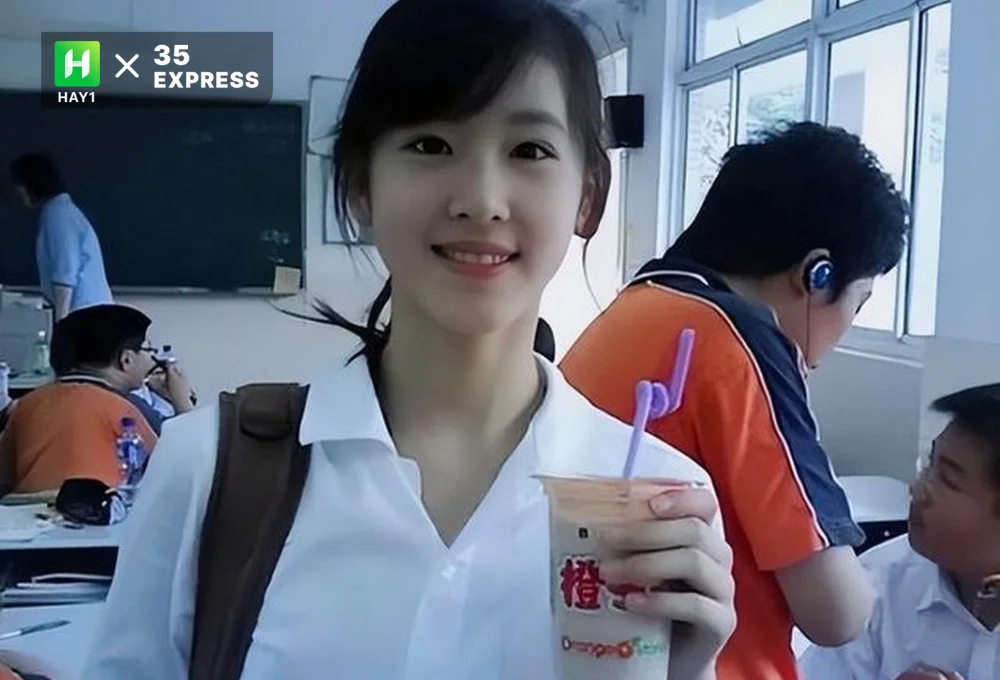 Chương Trạch Thiên được dân mạng đặt cho biệt danh "hot girl trà sữa"