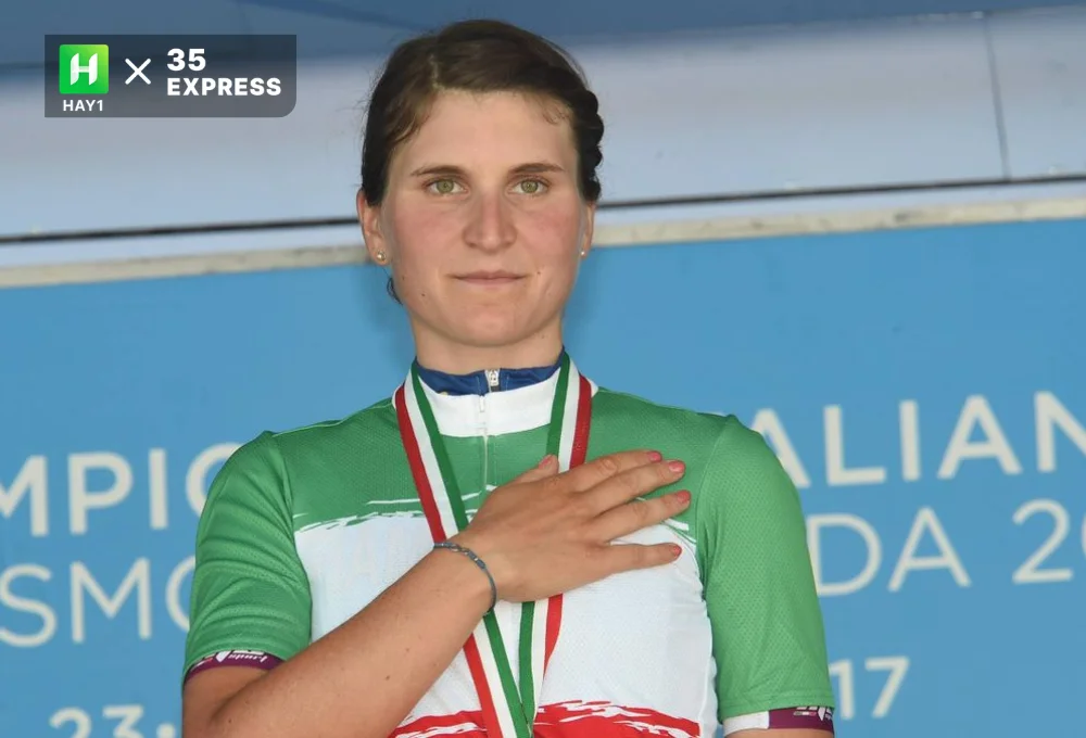 Elisa Longo Borghini là ai Thắng áo vàng giải xe đạp nữ UAE Tour
