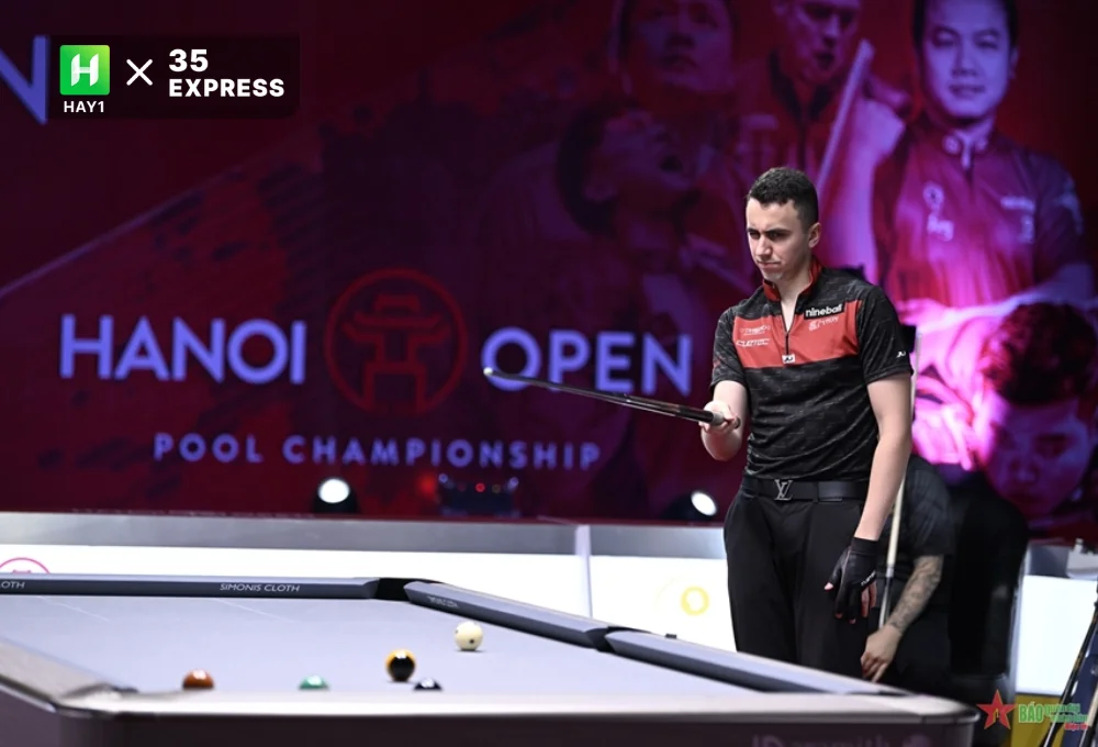 Fedor Gorst dừng bước trước Jayson Shaw tại Hanoi Open Pool Championship 2023