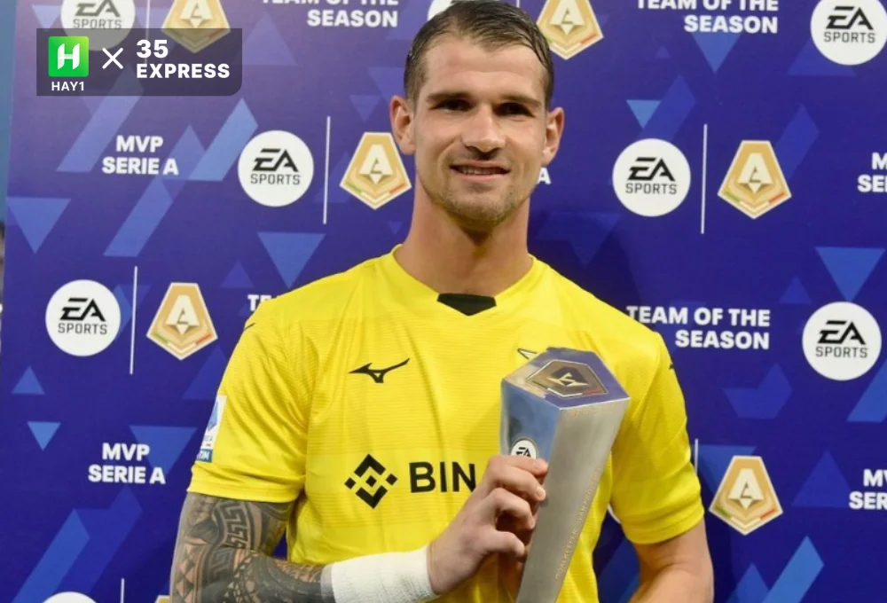 Ivan Provedel nhận giải thủ môn xuất sắc Serie A 2022/23