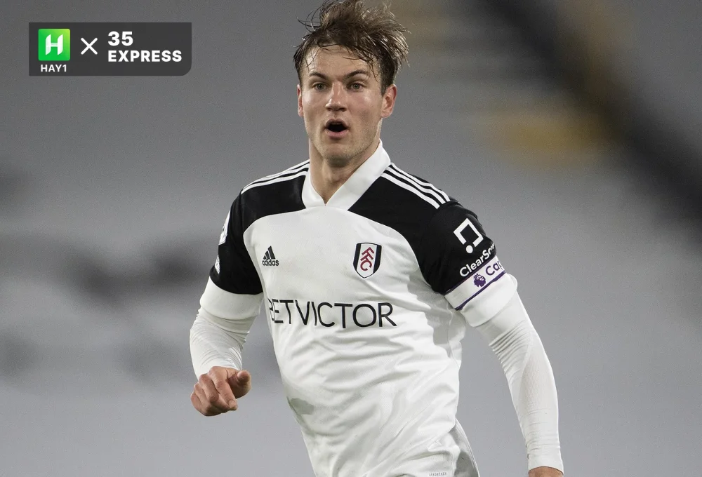 Joachim Andersen thuộc biên chế CLB Crystal Palace ở giải Ngoại hạng Anh