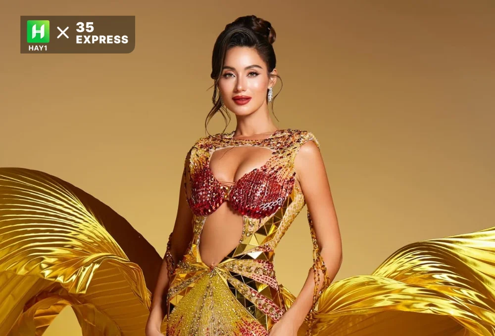 Cô nàng lai Tây Lydie Vu nhận nhiều sự chú ý sau họp báo của top 18 "Miss Universe Vietnam 2023"