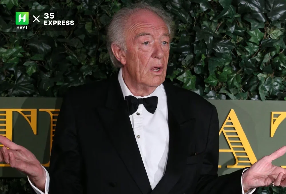 Nam diễn viên Michael Gambon tại một buổi liên hoan phim