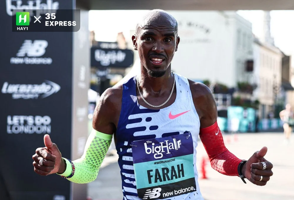 Chân dung VĐV điền kinh người Anh - Mo Farah