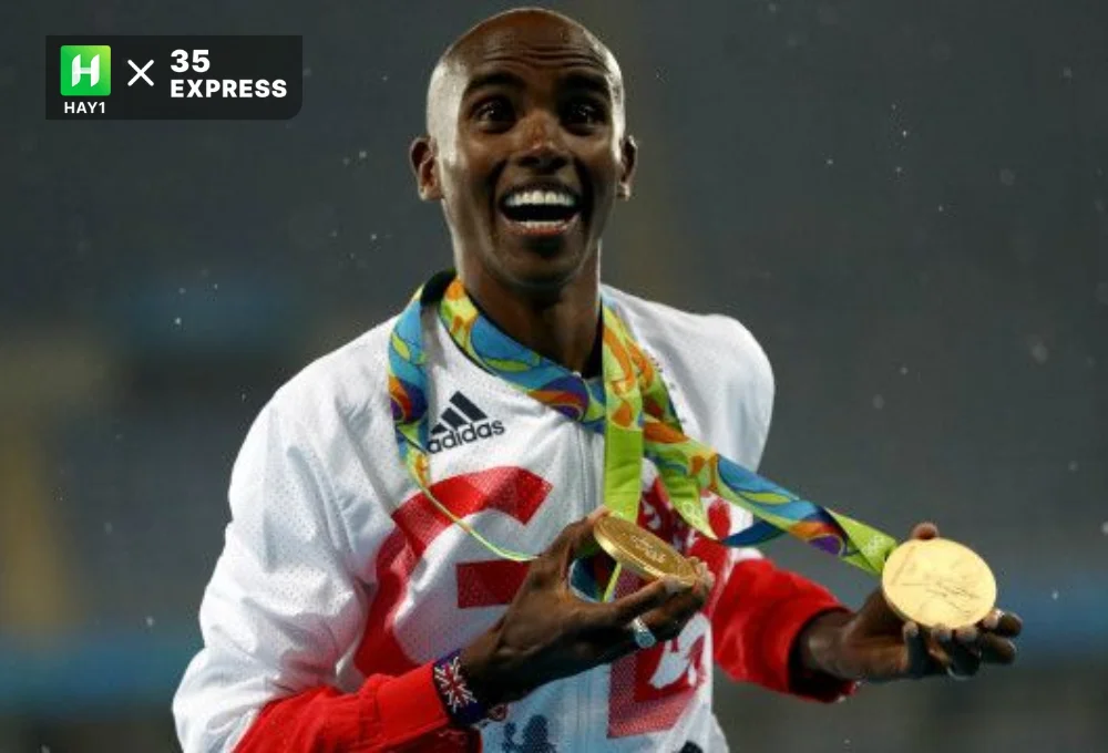 Mo Farah giành huy chương vàng cự ly 5.000m và 10.000m tại Olympic 201
