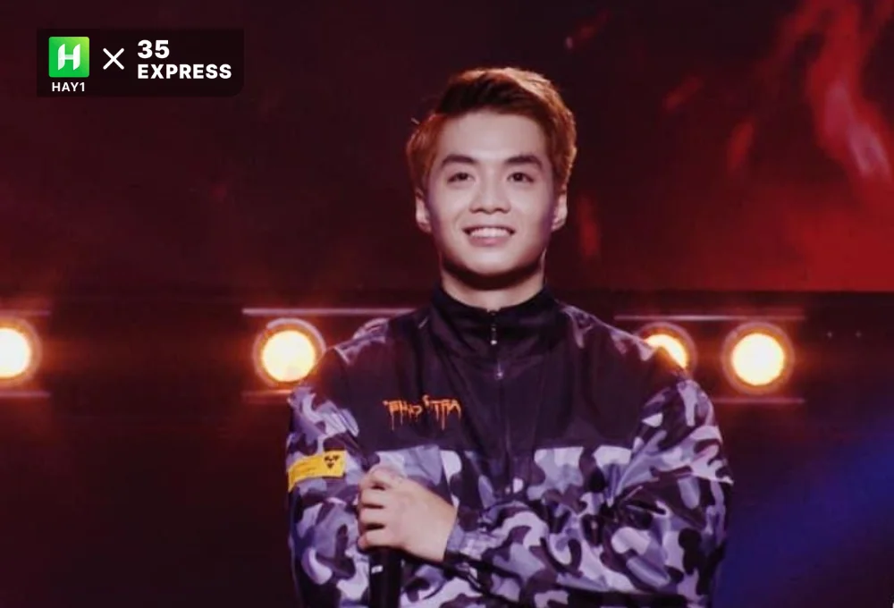 Rapper Negav tại "King of Rap" năm 2020