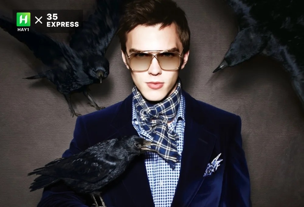 Nam tài tử Nicholas Hoult sở hữu vẻ ngoài điển trai
