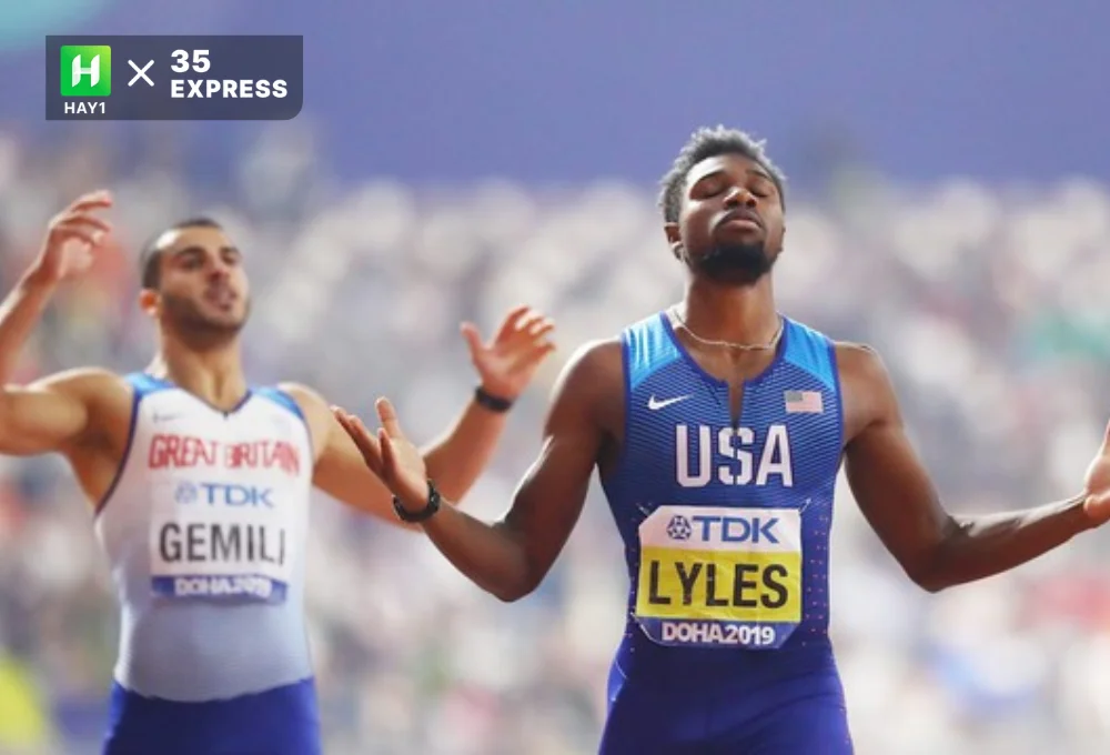 Noah Lyles đang nghĩ tới việc phá vỡ kỷ lục của huyền thoại điền kinh Usain Bolt