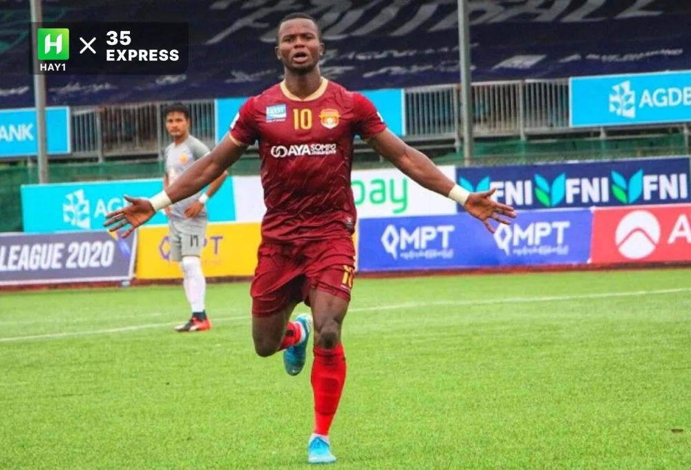 Raphael Success từng là Vua phá lưới giải vô địch quốc gia Myanmar