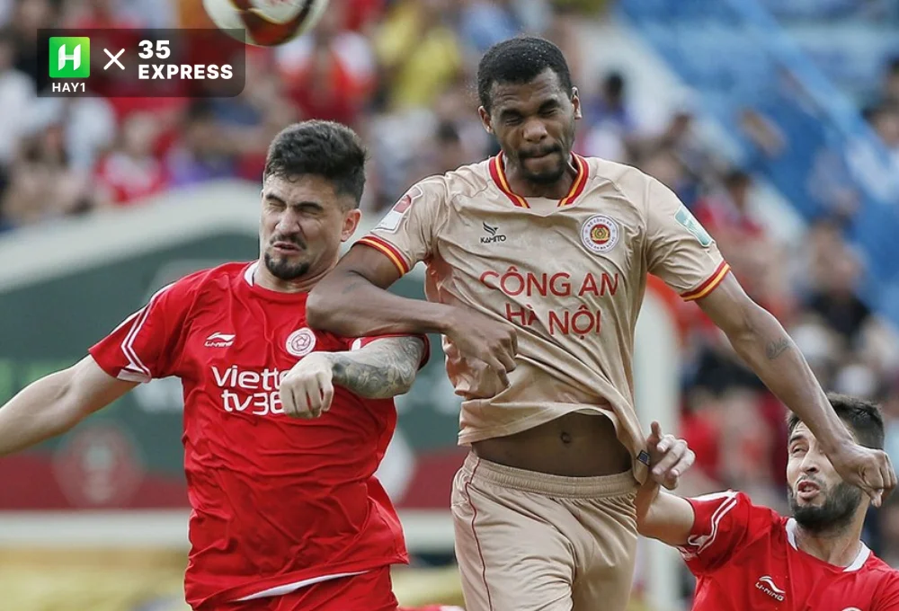 Raphael Success thi đấu nổi bật giúp CLB Công an Hà Nội thắng đậm Viettel FC