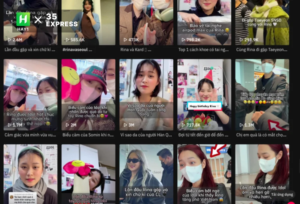 Kênh "Rina và Seoul" không "đu idol" chỉ vì yêu thích, nữ TikToker làm đa dạng nội dung để xây kênh và thu lợi nhuận