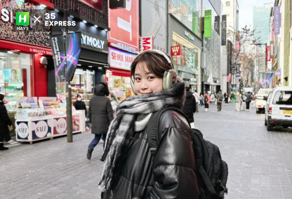 Tiktoker Rina và Seoul trên đường phố Hàn Quốc