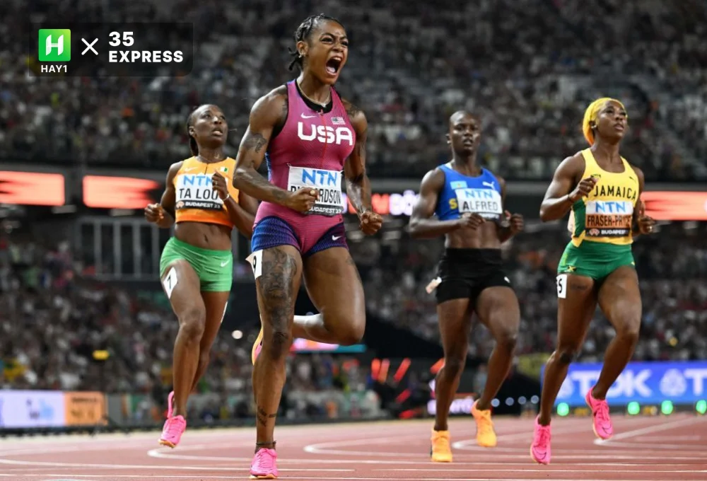 Shacarri Richardson đã có kỷ lục mới nội dung 100m nữ tại giải điền kinh vô địch thế giới