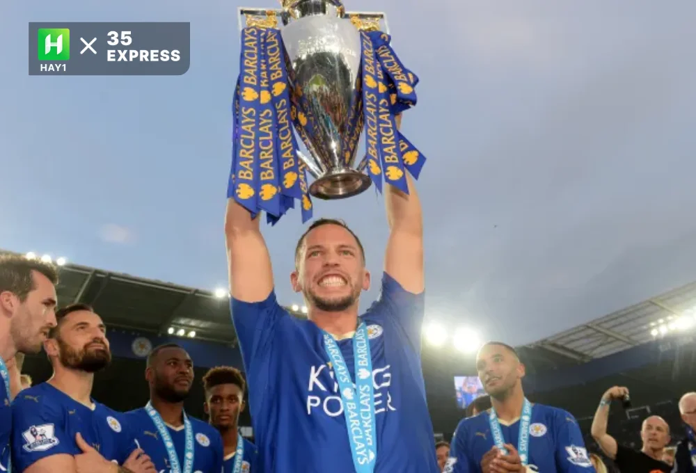 Danny Drinkwater đã tạo nên kỳ tích tại Ngoại hạng Anh cùng Leicester City