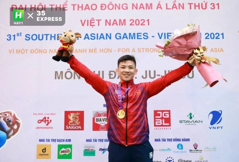 Đào Hồng Sơn giành Huy chương Vàng Jujitsu SEA Games 31
