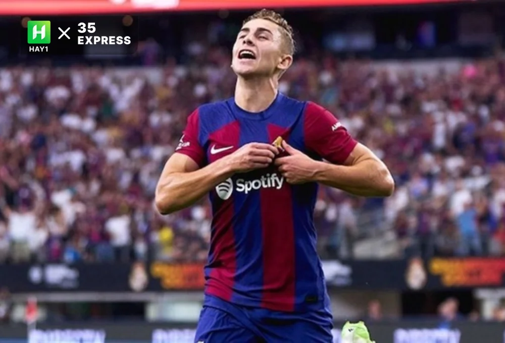 Fermín López nổi bật trong chiến thắng của Barcelona
