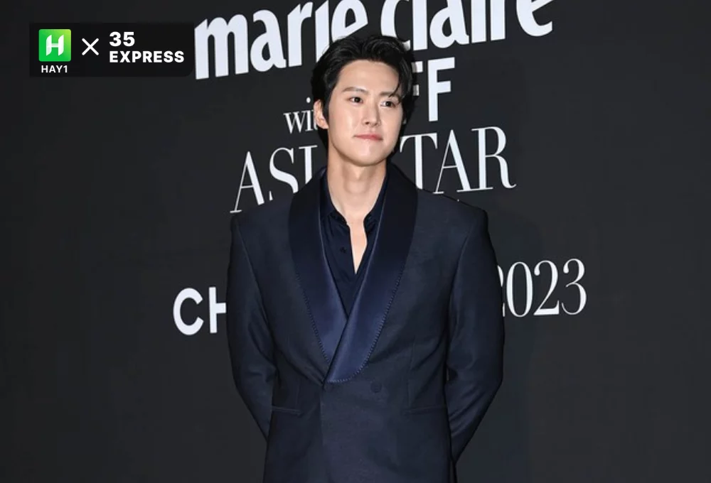 Gong Myung tại thảm đen của Marie Claire Asia Star Awards 2023