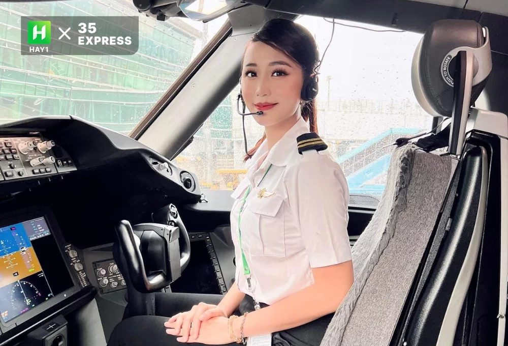 Nữ cơ phó xinh đẹp Hồ Trang Nhung luôn cố gắng hoàn thành tốt các công việc được giao
