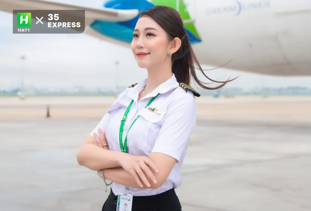 Hồ Trang Nhung - Nữ cơ phó đầu tiên lái dòng máy bay Embraer