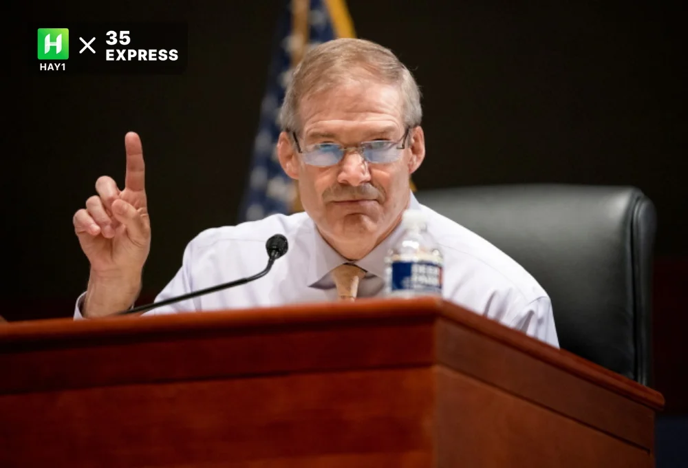 Hạ nghị sĩ Cộng hòa Jim Jordan tại Đồi Capitol hồi tháng 10/2021