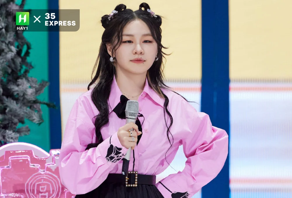 Kim Tĩnh trong chương trình Hello Saturday