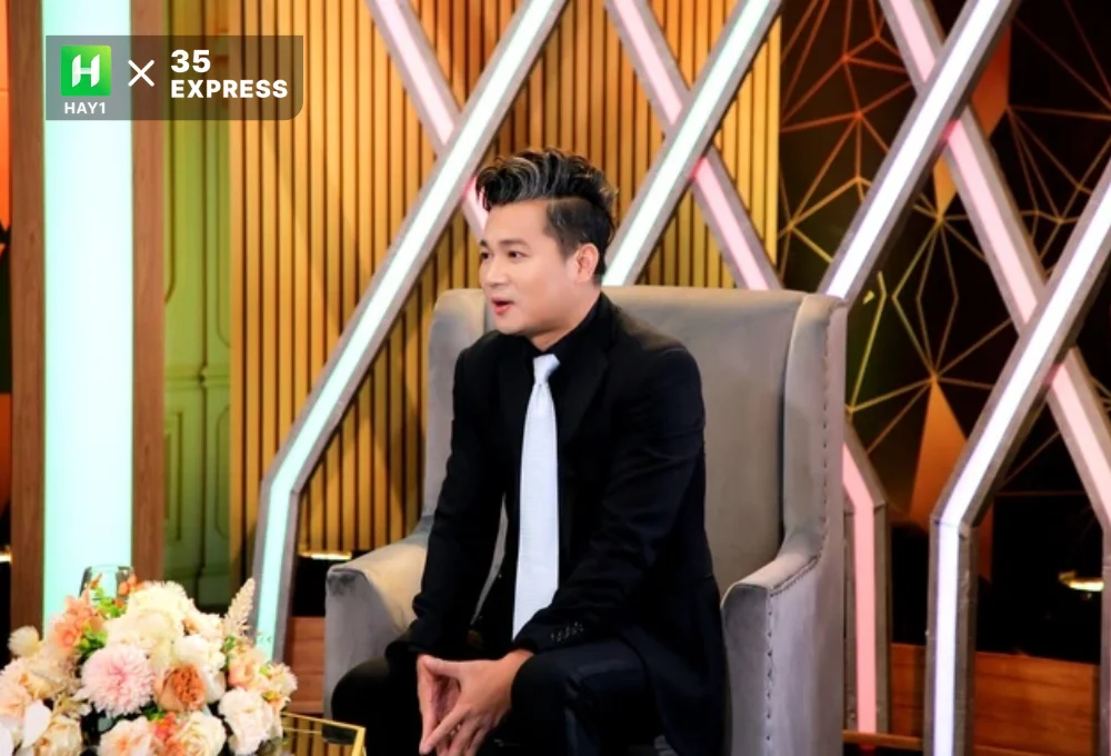 Lâm Vũ trong chương trình Chuyện tối cùng sao