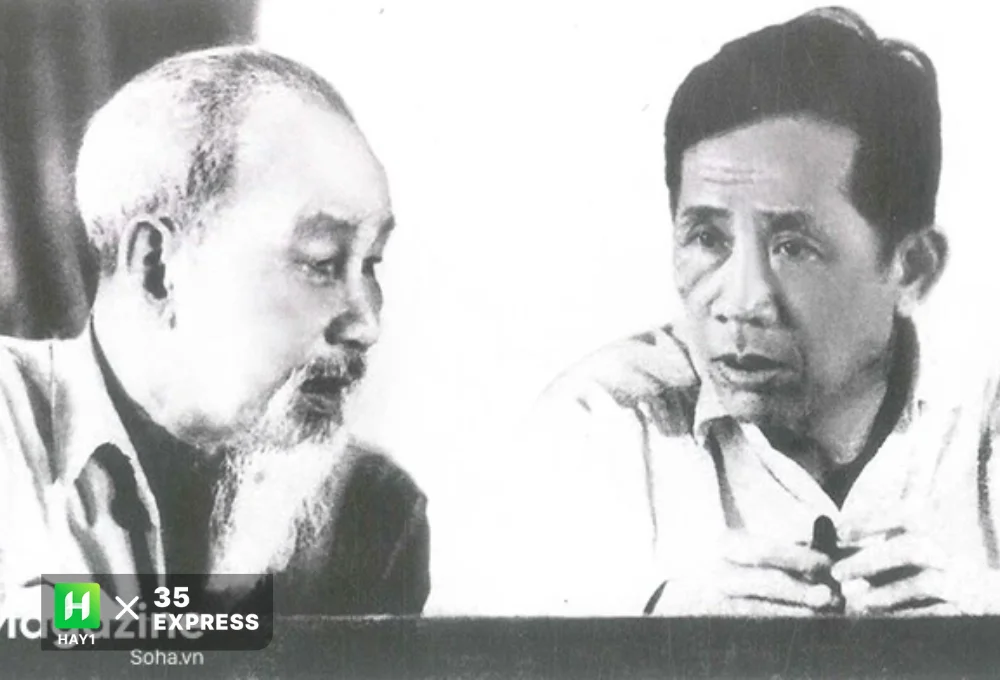 Chủ tịch Hồ Chí Minh và đồng chí Lê Duẩn