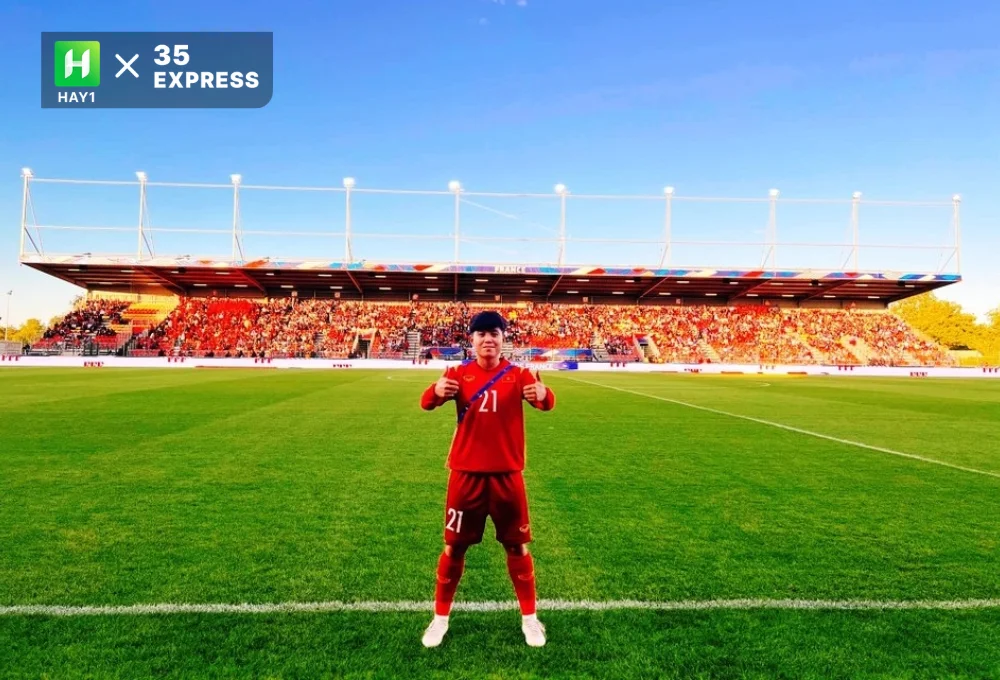 Ngân Thị Vạn Sự trong một chuyến tập huấn tại Pháp vào tháng 7/2022
