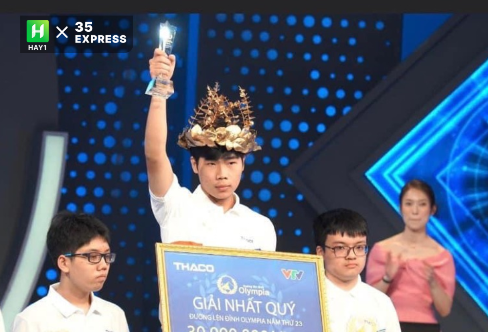 Nguyễn Việt Thành giành giải Nhất quý I cuộc thi Đường lên đỉnh Olypmpia năm 2023