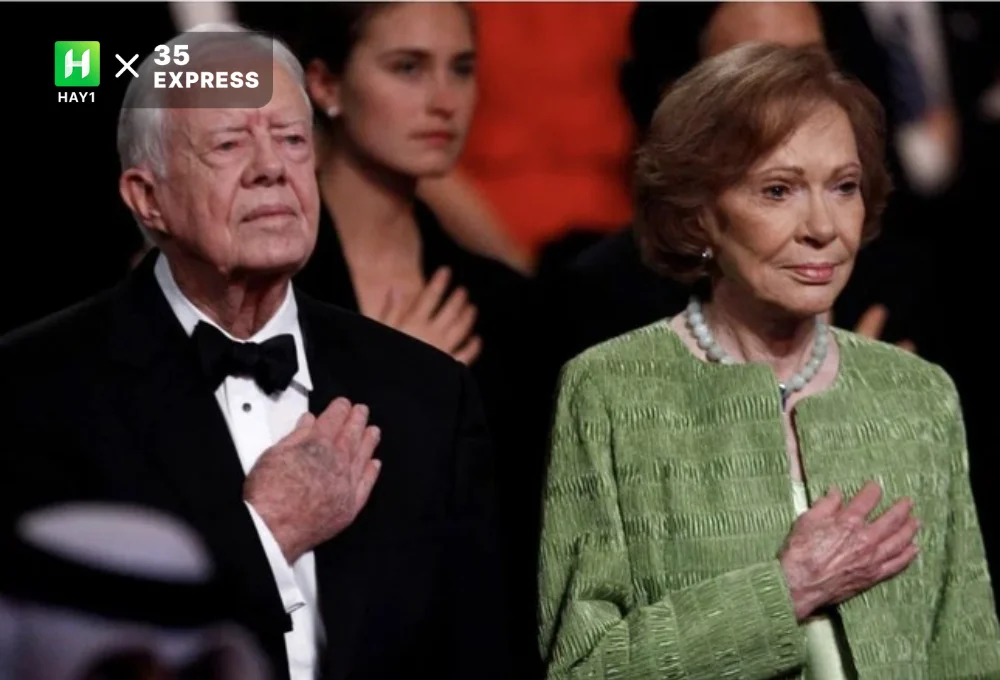 Vợ chồng cựu Đệ nhất phu nhân Mỹ Rosalynn Carter